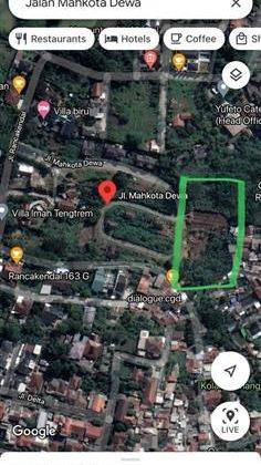 Tanah Murah Strategis Siap Bgn Cibeunying, Bandung SHM 1.408 m²