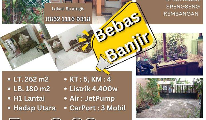 Rumah Asri di Hutan Kota Srengseng Jakarta Barat 1