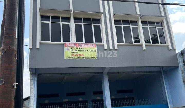 DIJUAL 2 UNIT RUKO JUMBO PLONG 3 LANTAI DI JLN. SAKO BARU PALEMBANG 1