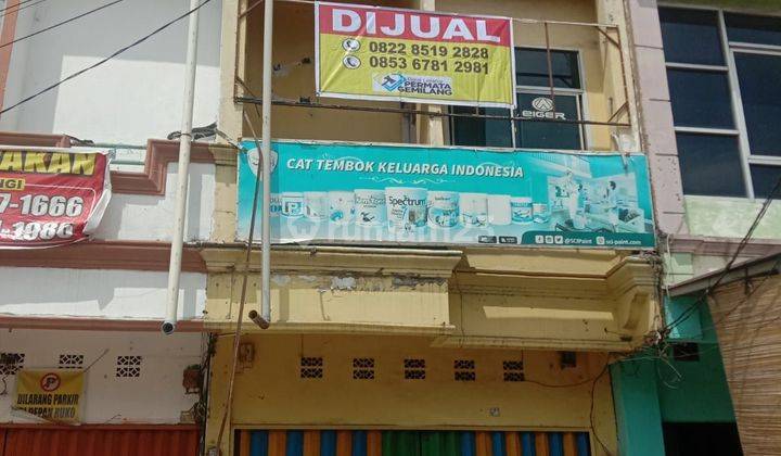 TURUN HARGA LAGI DIJUAL 1 UNIT RUKO 2½ LANTAI DI JLN. PRAMESWARA NO. 41F ILIR BARAT 1 KOTA PALEMBANG 2