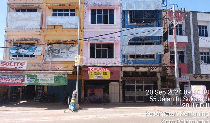 DIJUAL MELALUI LELANG RUKO 3 LANTAI DI JLN. R. SUKAMTO NO. 55 KOTA PALEMBANG  2