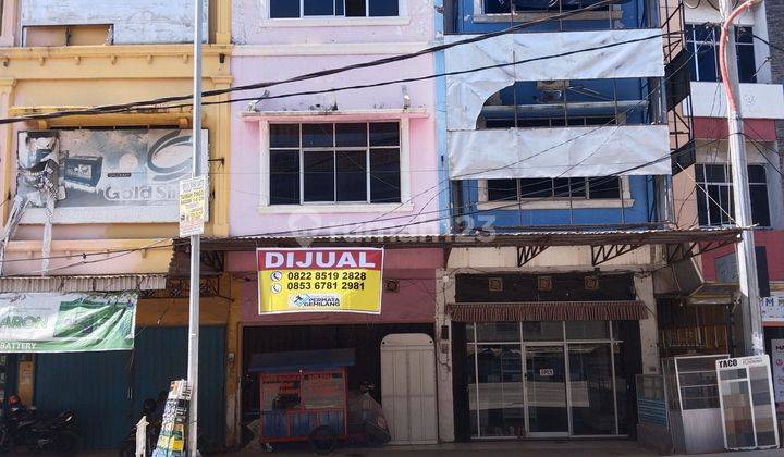 DIJUAL MELALUI LELANG RUKO 3 LANTAI DI JLN. R. SUKAMTO NO. 55 KOTA PALEMBANG  1