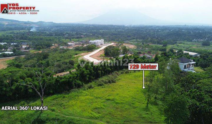 Kavling Suasana Pegunungan & Bukit || Luas 729 || Harga 6,5 Jt || Bukit Golf Hijau || Sentul City 2