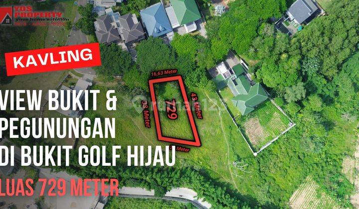 Kavling Suasana Pegunungan & Bukit || Luas 729 || Harga 6,5 Jt || Bukit Golf Hijau || Sentul City 1