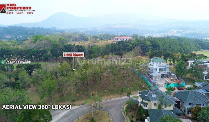 Kavling Bukit Golf Hijau || View Golf & Gunung || Luas 1.142 || SHGB || Harga 9,5 Juta/meter || Kavling Sentul City 1