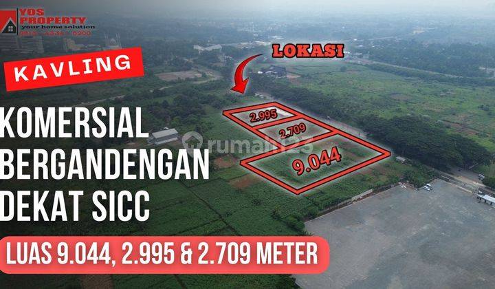 Kavling Komersial Sentul City Luas 9.044  Meter ||  Di Kawasan CBD || Dekat SICC || Sentul City 1