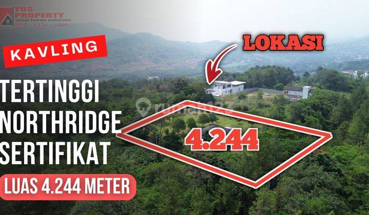 Kavling Northridge Area Tertinggi Sertifikat SHM || 7 Juta/meter || View Perbukitan || Kavling Sentul City 1