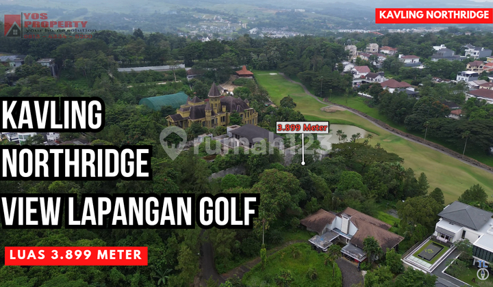Kavling Notridge View Lapangan Golf || SHM || Luas 3.899 Meter || Harga 8 Jt/Meter || Sentul City