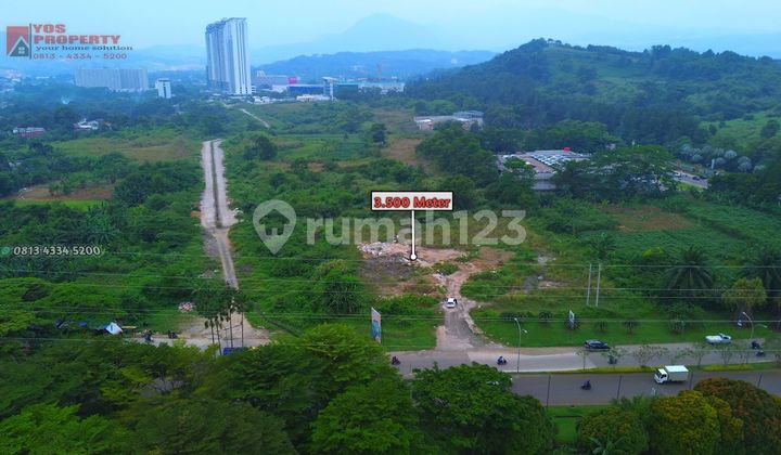 CBD Sentul City Plot || Hook Position on Main Road || Area 3,500 Meters
