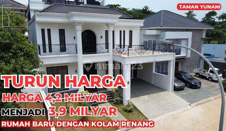 Rumah Baru Siap Huni Dengan Rooftop View Gunung || 3,9 Milyar || Cluster Taman Yunani || Rumah Sentul City  1