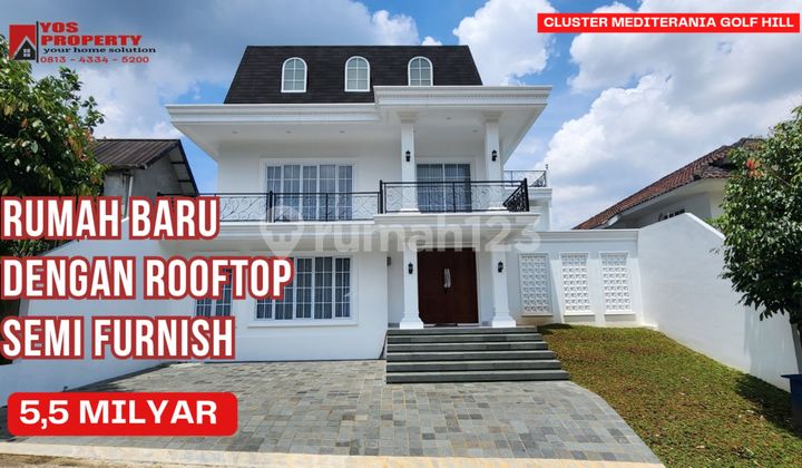Rumah Baru Sentul City dengan Rooftop Semi Furnish || 5,5 Milyar || Cluster Mgh || Sentul City Rumah Baru Sentul City dengan Rooftop Semi Furnish || 5,5 Milyar || Cluster Mgh || Sentul City