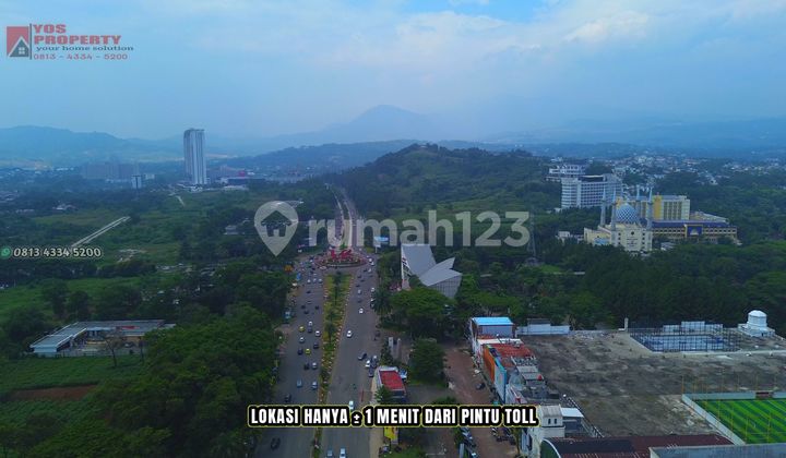Kavling Cbd Posisi Hook Sangat Strategis || Luas 3.500 Meter || Dekat Akses Toll Sentul City