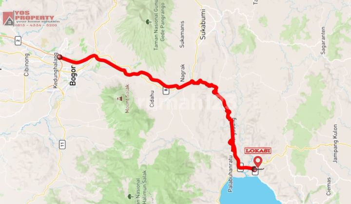 Hillside Land with Sea View in Pelabuhan Ratu || Area 12 Hectares || Price 250 Thousand / Meter Hillside Land with Sea View in Pelabuhan Ratu || Area 12 Hectares || Price 250 Thousand / Meter