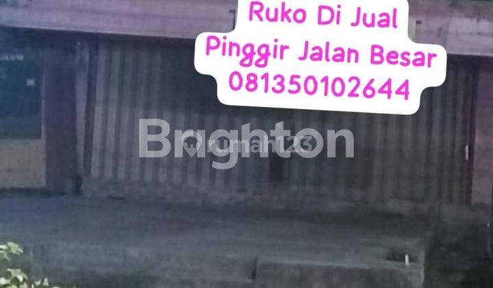 Di  Ruko Pinggir Jalan Besar. Jalan M. Yakin. Sangat cocok untuk usaha apa saja. sembako, bangunan, dll. lokasi sangat strategis. 1