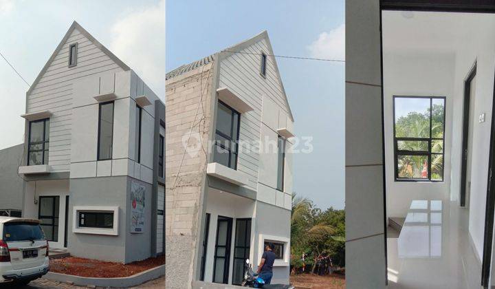 Rumah cantik 2 Lt. model scandinavia KPR syariah kota Bekasi  2