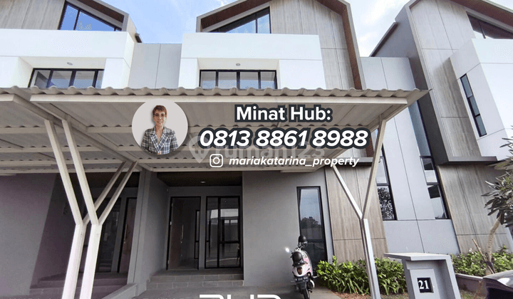 Sewa 2 lantai Suvarna Sutera Fedora Park Rumah Modern Cluster Cikupa Lavon Tangerang Dkt Tol 1