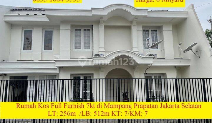 Dijual Murah Rumah Kost Furnish Mampang Prapatan Jakarta Selatan  1