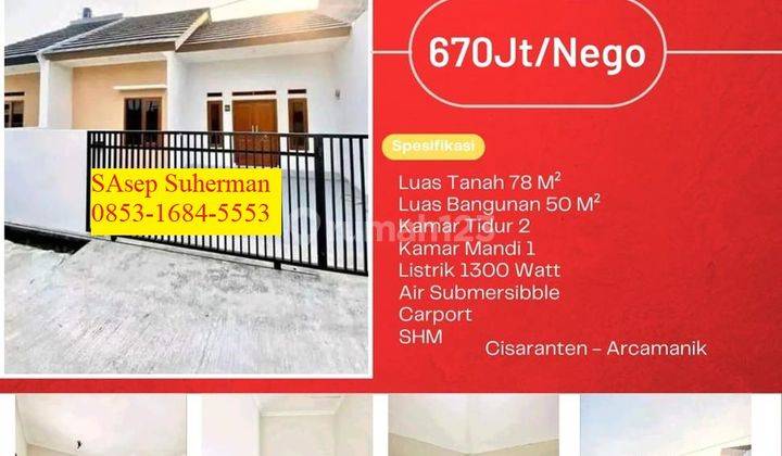 Rumah Murah di Cisaranten Kodya Bandung Siap Huni Bebas Banjir 1