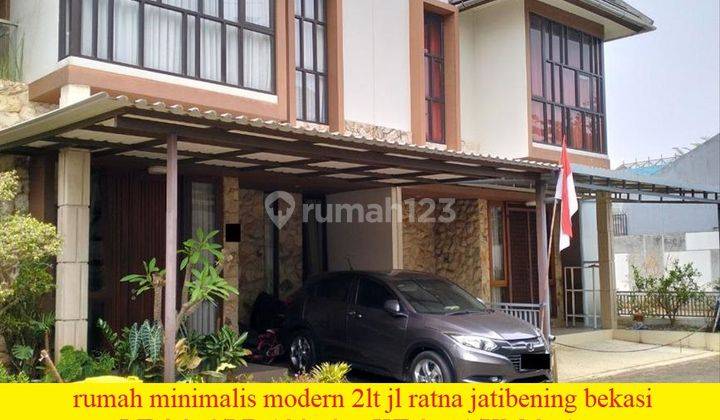 rumah minimalis modern 2lt jl ratna jatibening bekasi siap huni  1