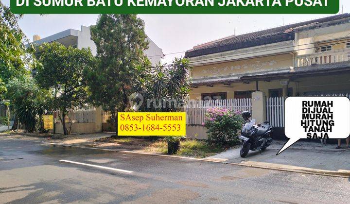 tanah murah bonusrumah  jl raya sumurbatu kemayoran jakarta pusat 1