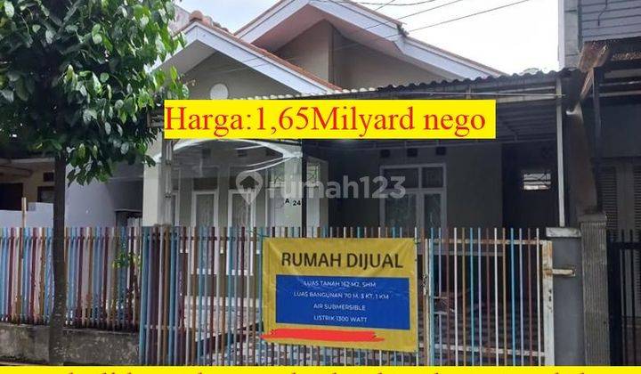 Rumah di Kawaluyaan Kodya Bandung Tanah Luas Strategis Bebas Banjir 1