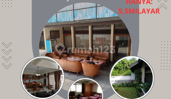 rumah di komplek elit setrasari bandung utara siap huni beba banjir