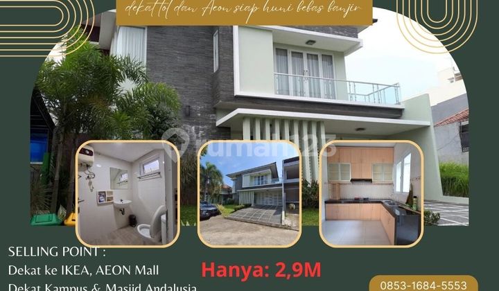 rumah d sentul city 2lt dekat tol dan Aeon siap huni bebas banjir rumah d sentul city 2lt dekat tol dan Aeon siap huni bebas banjir