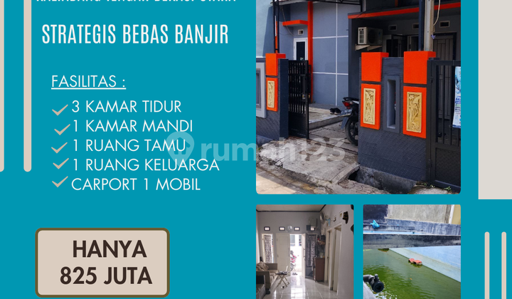 Rumah di Kali Abang Tengah Bekasi Utara Siap Huni Bebas Banjir Rumah di Kali Abang Tengah Bekasi Utara Siap Huni Bebas Banjir