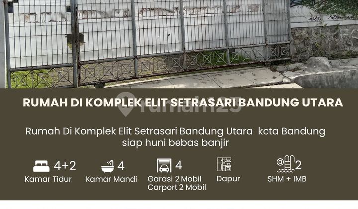 rumah di komplek elit setrasari bandung utara siap huni beba banjir 2