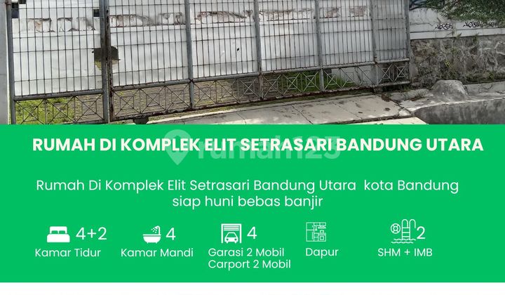 rumah di komplet elit setrasari bandung utara siap huni beba banjir 2