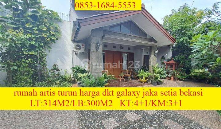 Rumah Artis Turun Harga Dkt Galaxy Jaka Setia Bekasi Bebas Banjir Strategis 1