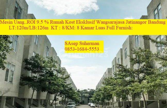 Rumah Kost Eksklusif Wangsarajasa Jatinangor Mesin Uang..roi 9.5  1