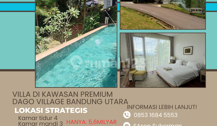 Villa in the Premium Area of Dago Village, North Bandung, Cool and Comfortable Villa in the Premium Area of Dago Village, North Bandung, Cool and Comfortable