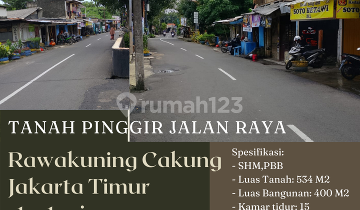Tanah Pinggir Jln Raya Rawakuning Cakung Jakarta Timur Strategis Tanah Pinggir Jln Raya Rawakuning Cakung Jakarta Timur Strategis