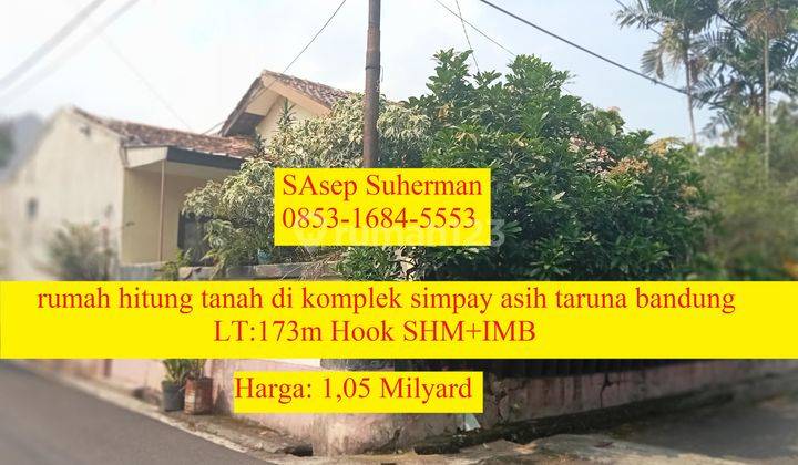 Rumah Hitung Tanah di Komplek Simpay Asih Taruna Bandung Nobanjir 1