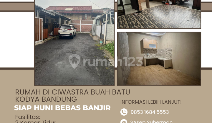 Rumah Murah di Ciwastra Buah Batu Kodya Bandung Bebas Banjir