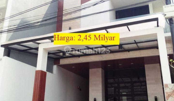 Rumah 2lt D Pondok Bambu Jakarta Timur Modern Arsitektur Nobanjir 1