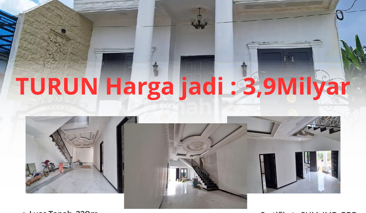 Rumah MEWAH 2,5 lt di Kodau Jati makmur Pondok Gede bebas banjir 1
