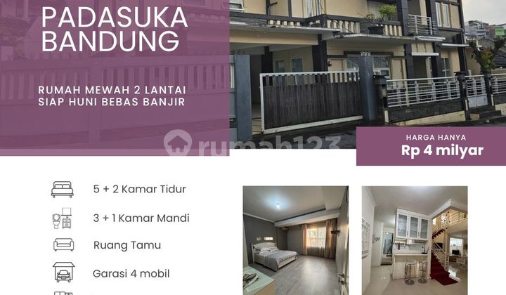 rumah di padasuka bandung dlm komplek siap huni bebas banjir