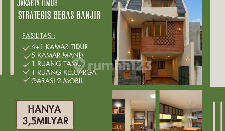 Rumah Baru 4,5Lt Rawamangun Cipinang Jakarta Timur Strategis Nobanjir Rumah Baru 4,5Lt Rawamangun Cipinang Jakarta Timur Strategis Nobanjir