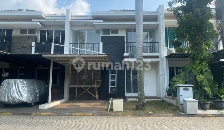 TWO-STORY HOUSE READY TO OCCUPY IN FRONT OF PARK AT CIBUBUR COUNTRY TWO-STORY HOUSE READY TO OCCUPY IN FRONT OF PARK AT CIBUBUR COUNTRY