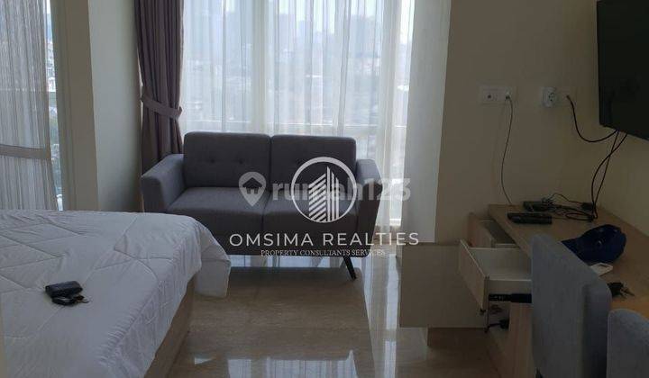 Disewakan Apartement Di Jakarta Pusat Menteng Park Studio Besar Furnished Kamar Mandi Bathub 1