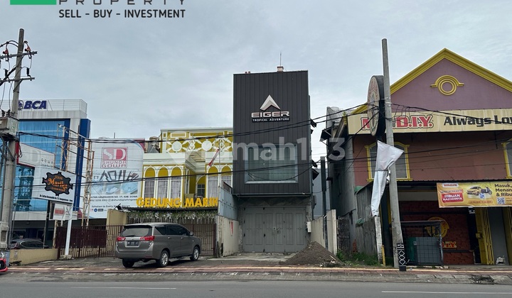 For Rent 3-Story Shop House on Jl Sultan Hasanuddin, Gowa, Makassar (Al) 1