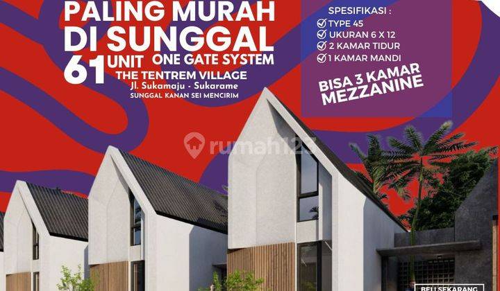 Rumah Cantik Minimalis Daerah Medan Sunggal  1