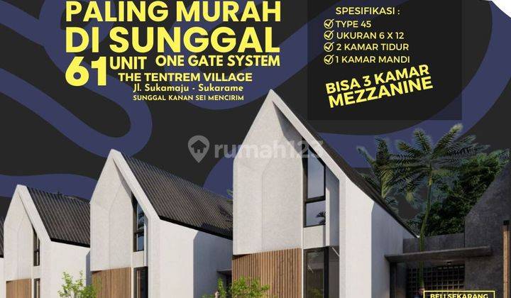 Rumah Cantik Minimalis Daerah Medan Sunggal  2