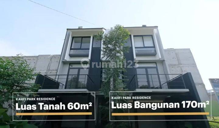 Hunian Mewah 3 Lantai Kahfi Park One Gate System di Jl Kahfi Ii Jagakarsa 1