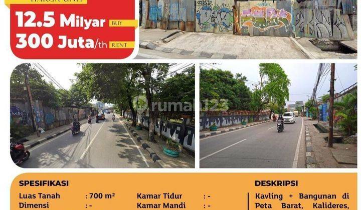 Di Jual Cepat Kavling Komersial Plus Bangunan Peta  2