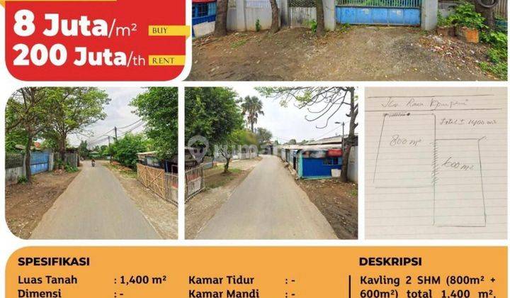 Di Jual Cepat Kavling Komersil Benda Tangerang 2