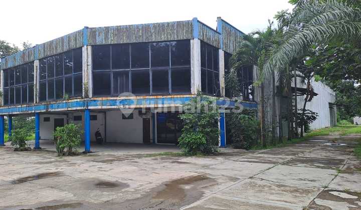 Di Jual Cepat Tanah 21.395 M2. Plus Bangunan Gudang Zona Induatri Cikande