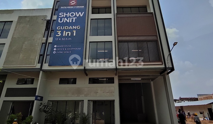 Gudang 3in1 Multiguna Duta Indah Starhub Uk 9x30.5m2 Full Bangunan